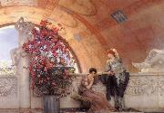 Alma-Tadema, Sir Lawrence Unconscious Rivals, oil painting picture wholesale